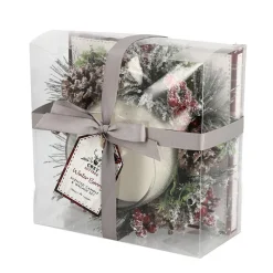 New Bougie parfumee avec deco noel Bougie, Senteur
