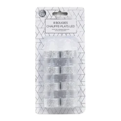 Sale Bougies chauffe plats led x8 arg Bougie, Senteur