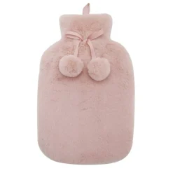 Sale Bouillotte 1.7l avec pompon rose Bouillotte