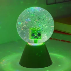 Best Boule a paillettes led minecraft Cadeau Licence