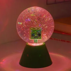Best Boule a paillettes led minecraft Cadeau Licence