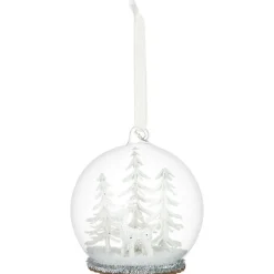 Outlet Boule en verre avec scene de noe Décoration De Sapin