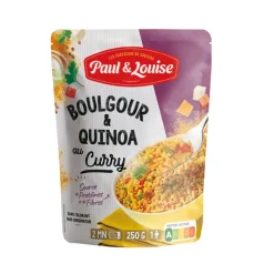 Hot Boulgour & quinoa au curry 250g Epicerie Salée·Pâtes, Riz