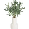 Outlet Bouquet olivier dans vase Fleur, Plante Artificielle