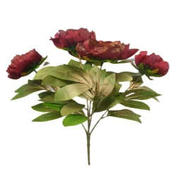 Sale Bouquet pivoines paillete Fleur, Plante Artificielle