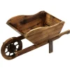 Online Brouette pot de fleurs en bois b Objets Décoratifs