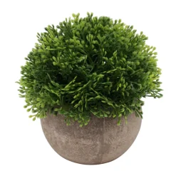 Sale Buis artificiel pot effet beton Fleur, Plante Artificielle