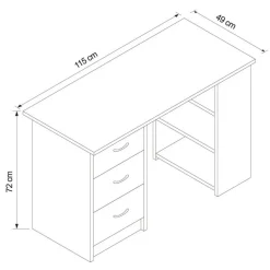 New Bureau blanc Bureau