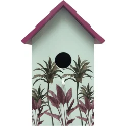 Cabane a oiseaux florale Objets Décoratifs