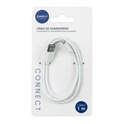 Outlet Cable usb a to lightning 1 m Audio, Téléphonie