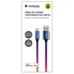 Outlet Cable usb a to lightning 2 m met Audio, Téléphonie