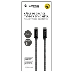 Online Cable usb a to type c 2 m metal Audio, Téléphonie