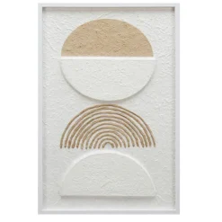 Best Cadre forme geo relief Décoration Murale