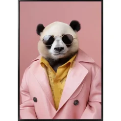 Cadre image panda 50x70cm Décoration Murale