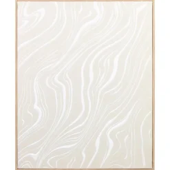 Outlet Cadre image texture creme Décoration Murale