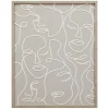 Online Cadre image visages relief Décoration Murale