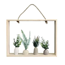 Sale Cadre vases fleurs artificielles Objet Décoratif|Décoration Murale