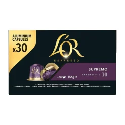 Outlet Cafe capsules espresso supremo Boisson Chaude|Epicerie Sucrée·Café, Thé