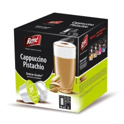New Cafe rene cappuccion pistache Boisson Chaude|Epicerie Sucrée·Café, Thé