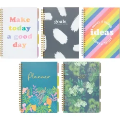 New Carnet a spirales avec onglets Papeterie