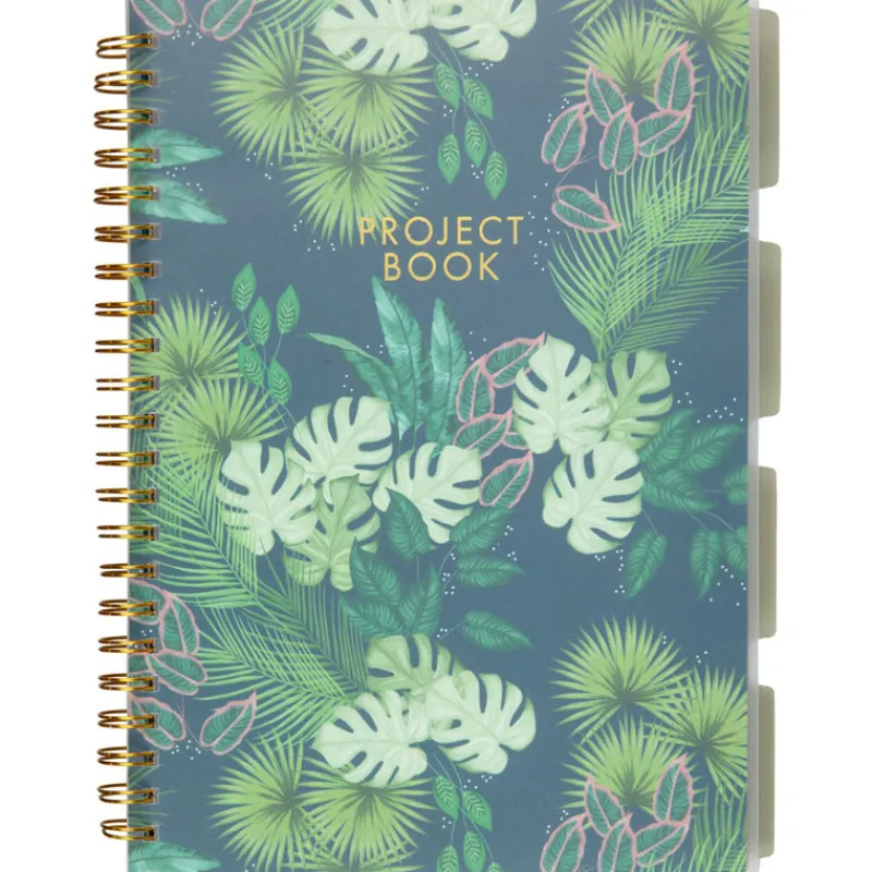 New Carnet a spirales avec onglets Papeterie
