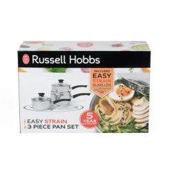 Casserole x3 acier inox couv Casserole, Poêle