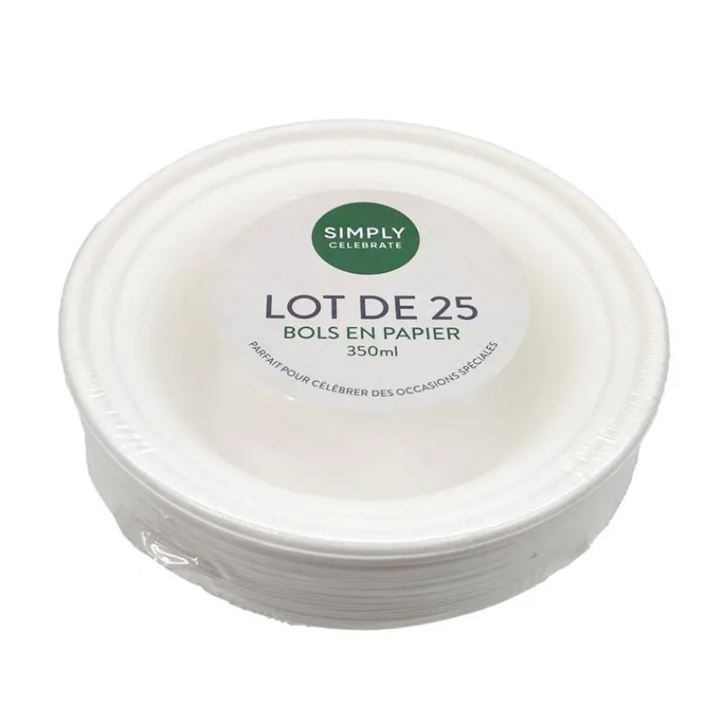 Best Cdu bol 350ml x25 en carton blan Vaisselle Jetable