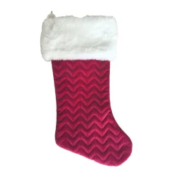 Online Chaussette de noel rouge Décoration
