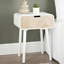 Online Chevet chevrons blanc Chambre