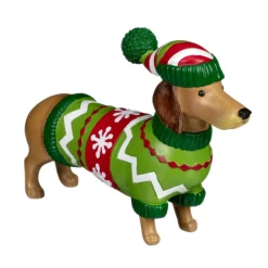 Outlet Chiens en noel h13cm Décoration
