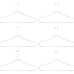 Cintres en plastique transparent Linge·Accessoire