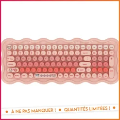 Clearance Clavier vague rose clair Multimédia