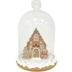 Online Cloche avec maison pain d'epices Décoration