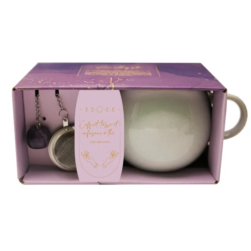 Sale Coffet mug et boule a the pierre Pour Elle