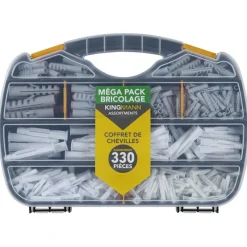 Best Coffret 330 chevilles plastique Quincaillerie