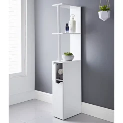 Sale Colonne rangement blanche Salle De Bain