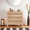 New Commode 3 tiroirs cannage Chambre