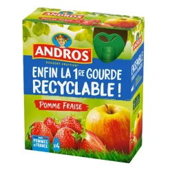 Sale Compotes fraise x4 Epicerie Sucrée·Compote, Dessert