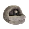 Hot Corbeille pour chat hutte grise Couchage Chat