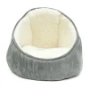 New Corbeille pour chat igloo grise Couchage Chat