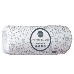 Sale Couette blanche 140x200 Linge De Lit·Couette
