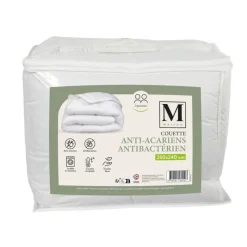 Best Couette 260x240 blanche anti-aca Linge De Lit·Couette