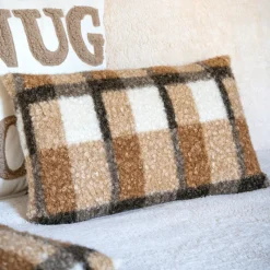 Online Coussin a carreaux 50x30cm Décoration Textile·Coussin, Housse De Coussin