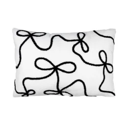Best Coussin boucle nAuds noir 50x70c Décoration Textile·Coussin, Housse De Coussin