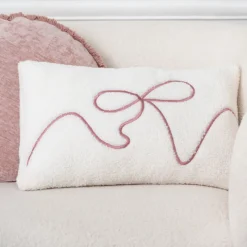 Outlet Coussin bouclette nAud rose 50x3 Décoration Textile·Coussin, Housse De Coussin