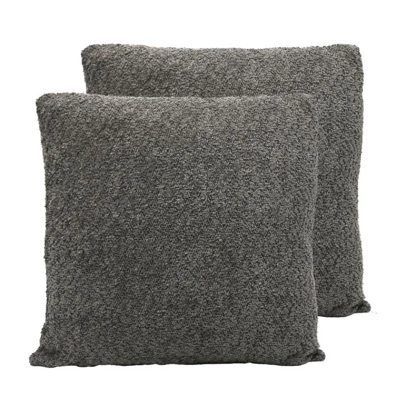 Discount Coussin darci 40x40cm gris fonce Décoration Textile·Coussin, Housse De Coussin