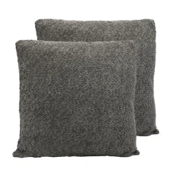 Clearance Coussin darci 50x50cm gris fonce Décoration Textile·Coussin, Housse De Coussin