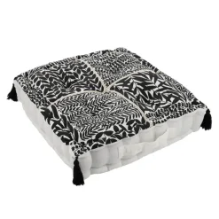 Outlet Coussin de sol mia 45x45cm noir Décoration Textile·Pouf