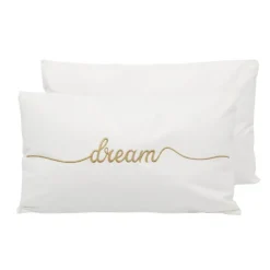 Coussin dream 30x50cm blanc Décoration Textile·Coussin, Housse De Coussin