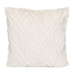 New Coussin jane 45x45 blanc Décoration Textile·Coussin, Housse De Coussin
